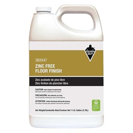 Tough Guy Floor Finish,High Gloss,1 gal,Jug 36XX47-1 Each