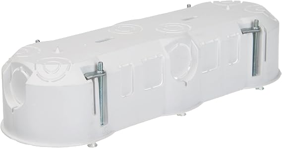 3-Way Cavity Wall Socket Switch Box Device Box Junction Box Drywall 3 x 60 mm 3562 