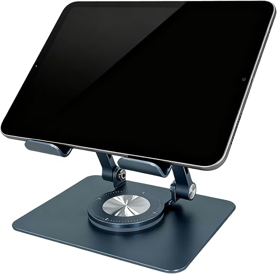 Laptop Stand For Desk Adjustable Ergonomic Foldable Rotating Computer | Portable Notebook Holder Laptop Computer Notebook Tablet Stand for Desktop Workplace Home Bedroom Living Room Classroom