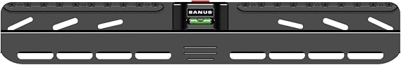 SANUS No Stud TV Wall Mount - Low Profile 22 to 55 inch TV Wall Mount with Easy DIY Install - Includes Built-in Safety Latch, All Hardware & Lateral Shift