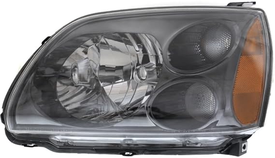 Headlight Left Clear Lens for Mitsubishi Galant 2004-2012 | w/Bulb Composite, OE# 14904321 8301A565 MI2502153, Direct Fit