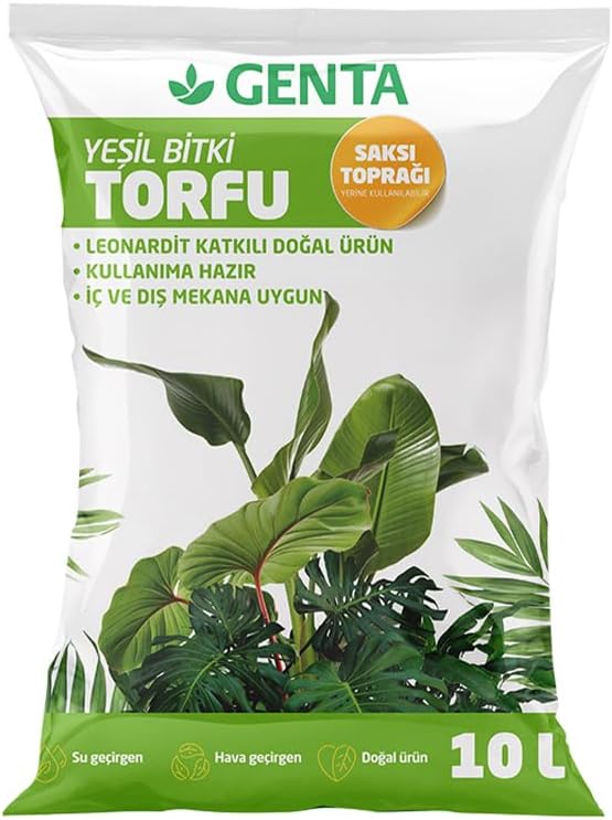 Genta Peat Soil for Green Leaf Plants 10 Lt