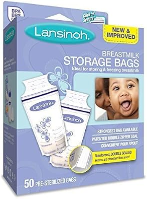 Lansinoh Breast Milk Storage Bags - 50 Count 2PC