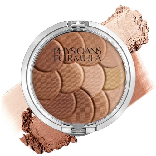 Physicians Formula Magic Mosaic Multi-Colored Bronzer, Highlighting, Contour Powder, Light BronzerBronzer, Dermatologist Tested, Clinicially Tested