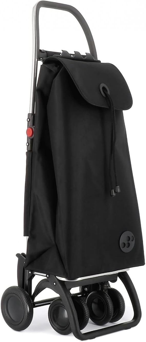 Rolser I-Max MF 4 Wheel 2 Swivelling Foldable Shopping Trolley - Black