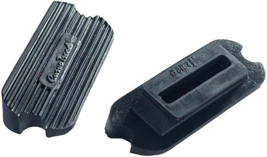 Horze Curvo Tread Stirrup Pads - Black - 4.25 in