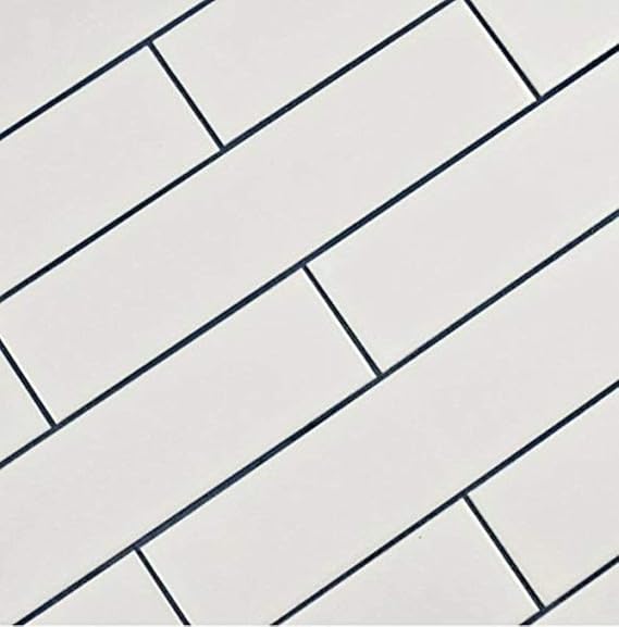 White Subway Tile Gloss Finish 2" X 8" Wall Tile, Backsplash Tile, Bathroom Tile, Designed in Italy (1)