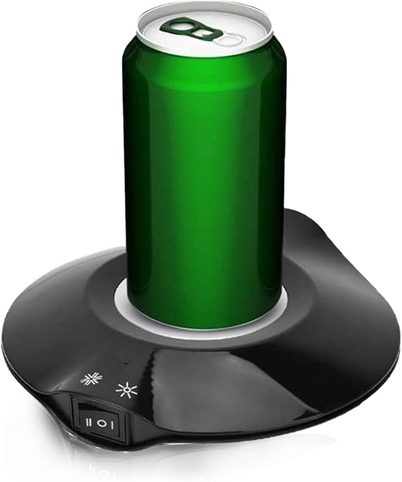 Yoidesu Cup Cooler Coffee Warmer, 2 in 1 Beverage Warmer and Drink Cooler,3C- 65 C USB Heating and Cooling Mat Coffee Tea Beverage Cans Cooler & Warmer Heater Chilling Coasters(Black)