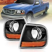 AmeriLite Black Corner Turn Signal Lights For Ford Expedition / F150 - Passenger and Driver Side