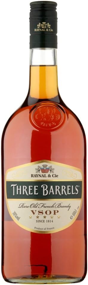 Three Barrels Brandy, 1 Litre