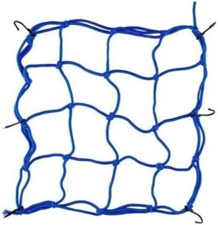 Luggage Net Elastic 40X40cm Blue Helmet Net Item Net