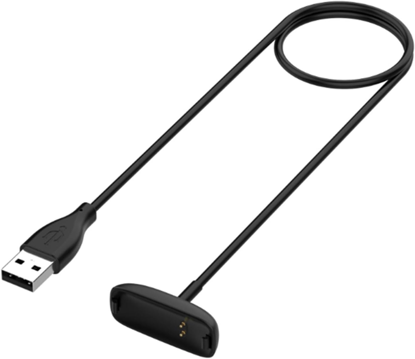 Portable Power Adapter Charger Stand Base USB Charging Cable Fit for 2 Smartwatch Overload Protect Dock Watch Charger Cable Smartwatch Changing Replacement Dock Cradle Sport Portable Station