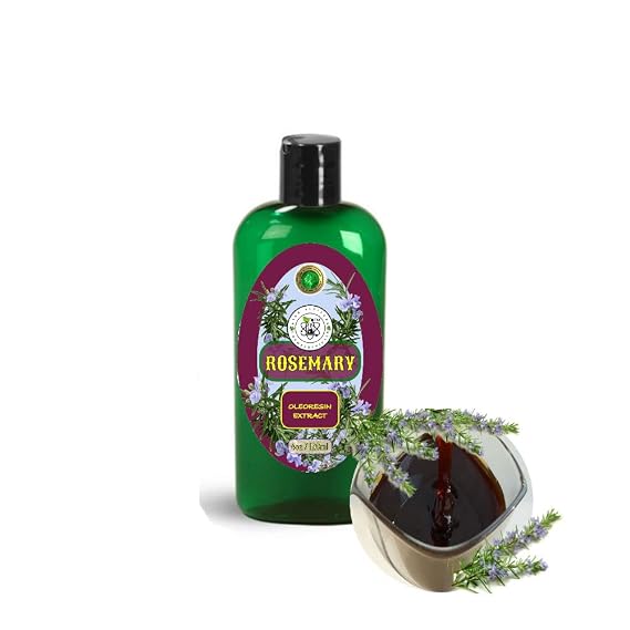 4oz (120ml) Rosemary Oleoresin (ROE) - Rosmarinus Officinalis Extract - Cosmetic Antioxidant, Anti-Rancidity