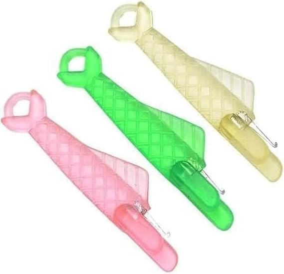 Fish Mouth Sewing Machine Needle Threader Automatic Sewing Needle Threader Fish Type Needle Threader Quick Sewing Machine Loop Easy Self Threader Sewing Tools
