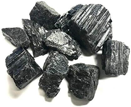 Zentron Rough Black Tourmaline Stones Large 1" Pieces (1/2 Pound)
