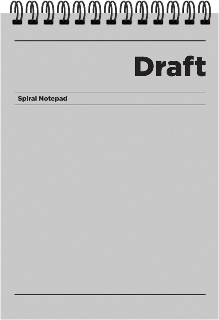 Keskin Color A5 Çizgili Bloknot Draft - Gri