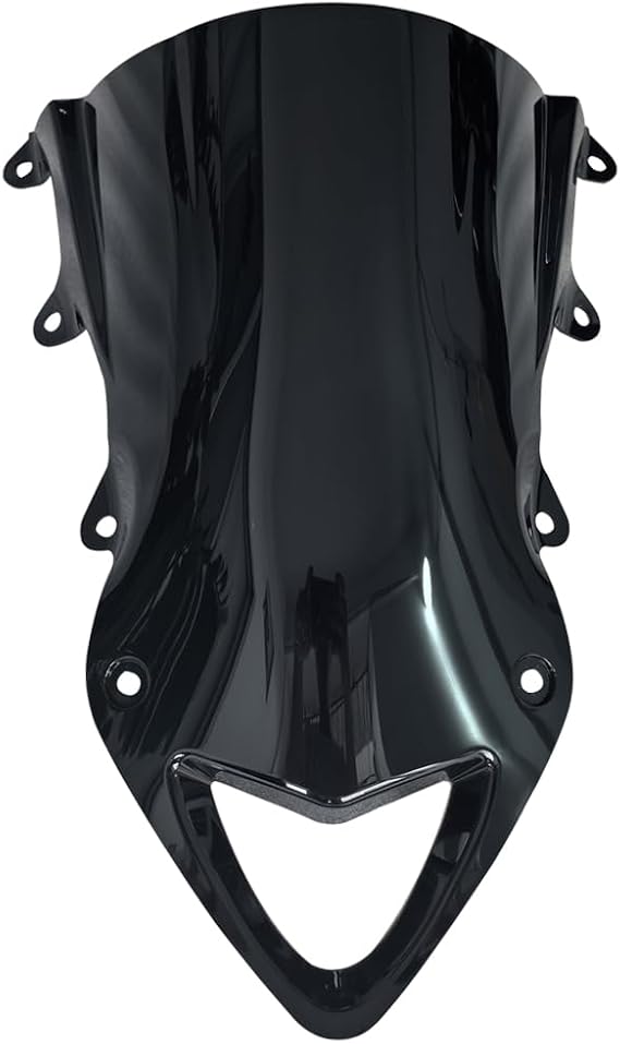Motorcycle Double Bubble Windshield Windscreen Visor Air Flow Deflector Compatible with BMW S1000RR 2009-2014