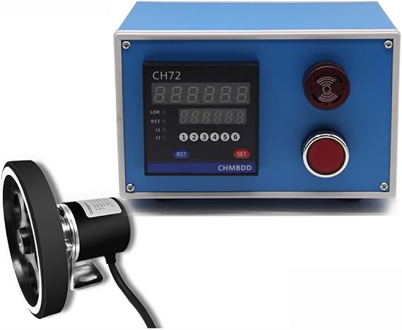 Electronic Digital Display Length Counter Meter- Length Measurement Roller Length Measurement Tool with Encoder and Alarm (Ordinary Bracket)
