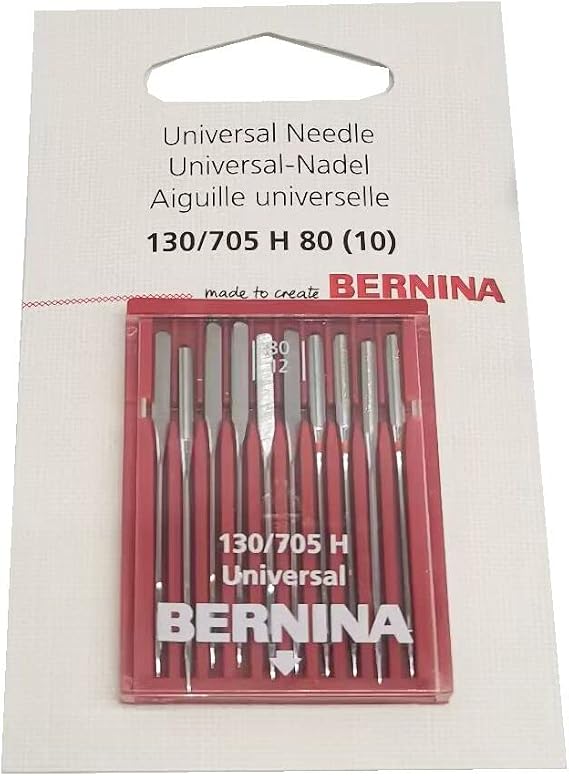 HONEYSEW Pack of 5 for Bernina Universal Sewing Machine Needles 0025077104(130/705H 60)