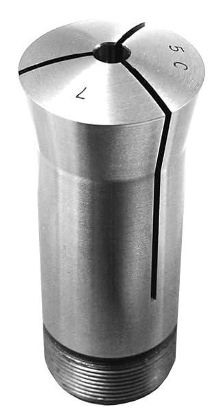 Lyndex 500-038 5C Round Collet, 19/32" Opening Size, 3.27" Length, 1.485" Top Diameter, 1.25" Bottom Diameter
