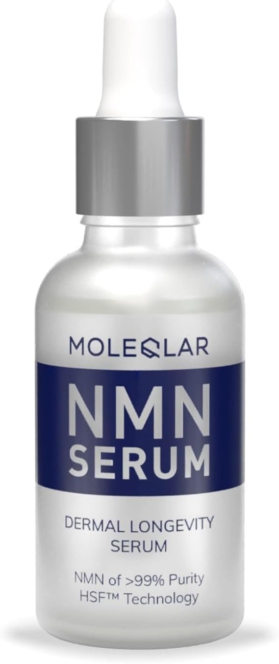 MoleQlar NMN Face Serum 30 ml - Longevity for Your Skin - with Patented HSF Technology and High-Purity Uthever NMN