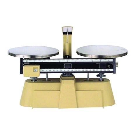 B-400-W-O Economy Double Pan Balance with Weight Set, 2000 g Capacity