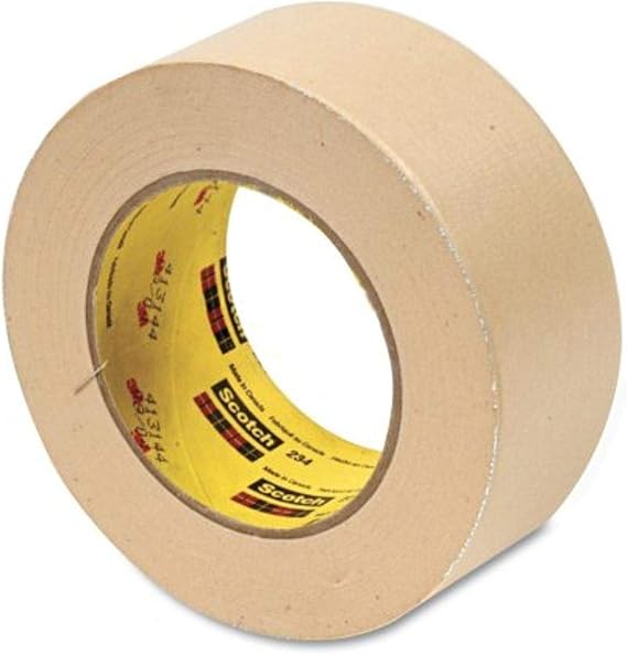 Scotch General-Purpose Masking Tape, 2 Inches x 60 Yards, 3-Inch Core, Natural (234-2)