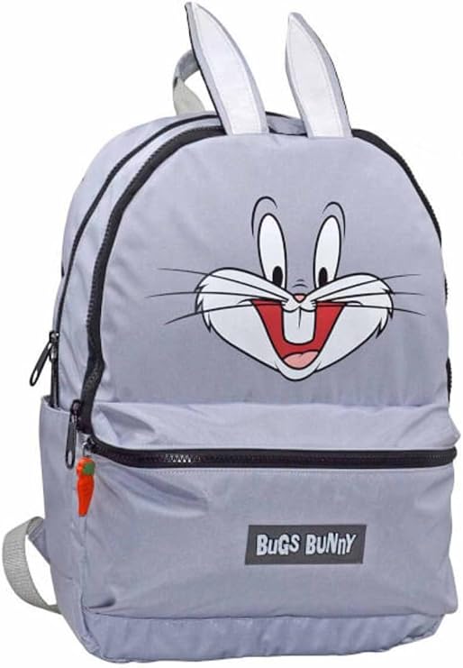 OBM Bugs Bunny Okul Çantası, Unisex, Gri