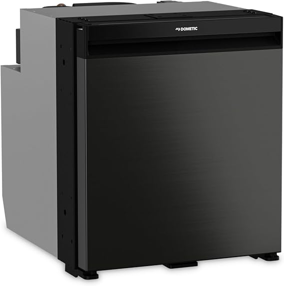 Dometic NRX60E, Compressor Refrigerator/Freezer, Economy, DC Only, 60 Liter, Black Door, Ships without Frame