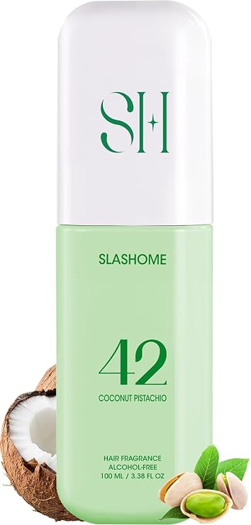 Hair Perfume for Women, Coconut Pistachio Alcohol-Free Body Mist, 100ml
