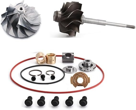 05-07 6.0L Power Stroke Turbo 56/82mm Billet Comp. Wheel+Turb. Wheel+RB Kit