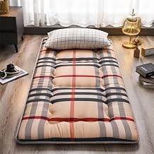 DaoGeSir Futon Mattress Thicken with Anti-Slip Bottom, Twin/Full/Queen/King Japanese Floor Mattress Tatami Foldable Sleeping Mattresses Camping Mattress (Color : 2, Size : Twin(100x200cm))