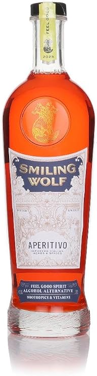 Smiling Wolf Aperitivo 70cl | Alcohol Free Aperol & Negroni