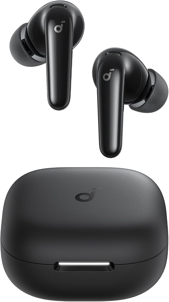 soundcore P31i by Anker, Real-Time Adaptive Noise Cancelling, Hi-Res Sound, Wireless Bluetooth Earbuds, Translation Earbuds, 50H Playtime, Wireless