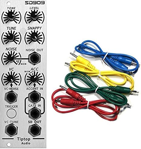 Tiptop SD909 Modular TR909 Snare and Noise Generator Eurorack Synth Module w/ 4