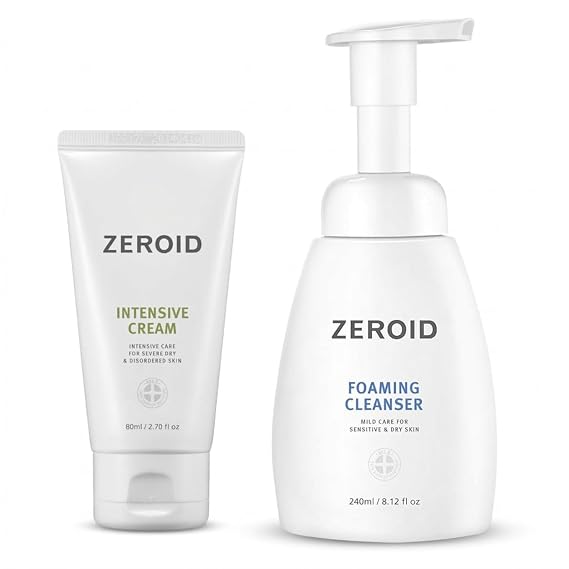 ZEROID Intensive Cream and Foaming Cleanser Bundle