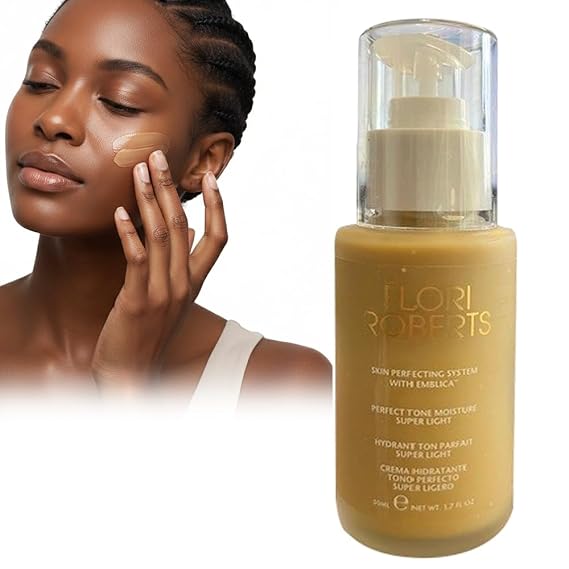 Perfect Tone Moisture Serum by Flori Roberts, Reduces Appearance of Dark Spots, Hyperpigmentation, Lines and Wrinkles, Boosts Radiance