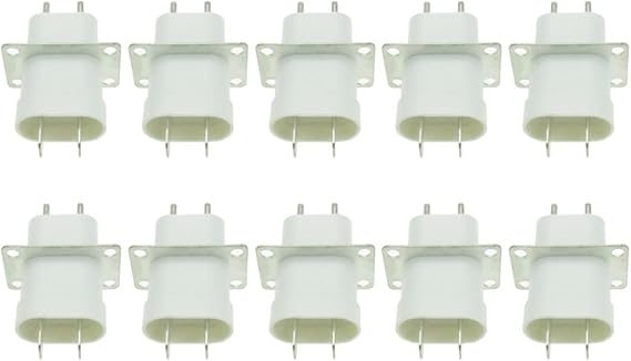 Replacement Electronic Microwave Oven Magnetron w/Through-core Capacitor Pin Sockets Converter Home Microwave Magnetron Sockets Pins (10 Pcs)