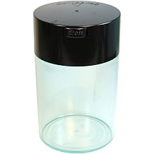 Tightpac America, Inc. Professional Series 1 lb Coffeevac V with Degassing Valve, Black & Clear