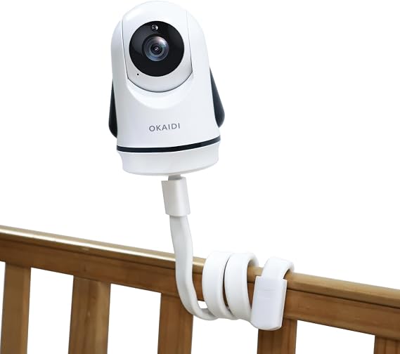 Baby Monitor Mount for OD8052/OD8060, Adjustable Baby Camera Mount for Crib | Baby monitor crib mount, Flexible Mount, Travel Baby Monitor Accessory, Portable Baby Camera stand (Camera not Included)