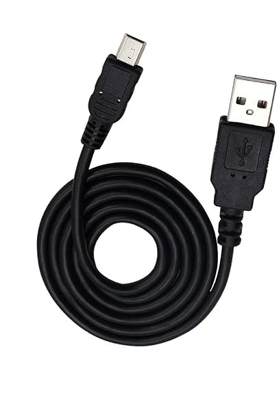 USB Kablosu Şarj Kablosu/Şarj Cihazı Güç Kablosu Nokia 8800 Arte Telefon/Siyah / (1 m / 3,3 ft) için