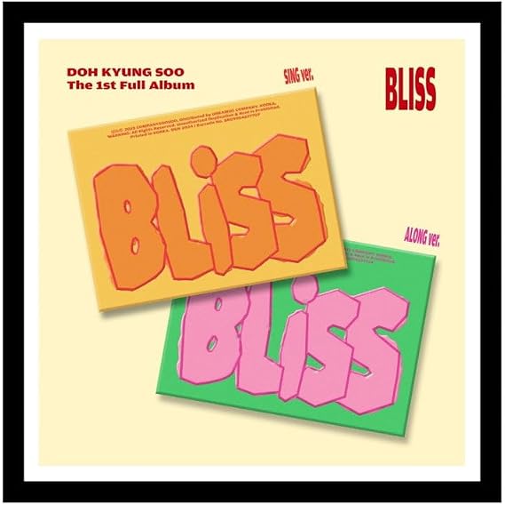 Doh Kyung Soo BLISS 1st Full Album (Random ver.) D.O.