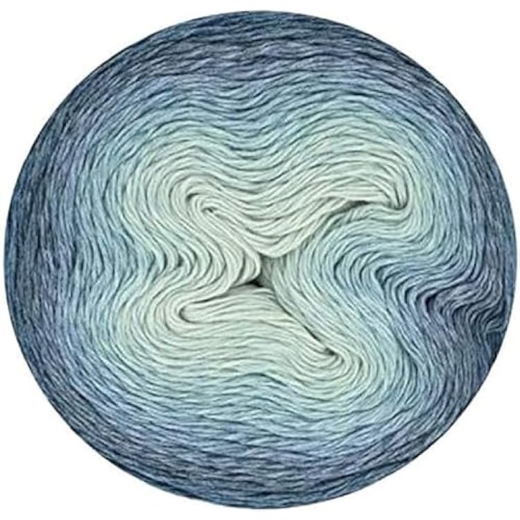 Scheepjes Woolly Whirl Yarn 1000m - 477 Bubble Gum Centre - Blauw en Grijs
