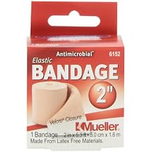 MUELLER Sports Medicine Elastic Bandage, All-Purpose Support Wrap, Self Adhesive Bandage Wrap, Athletic Compression Sleeve for Injuries and Pain Relief