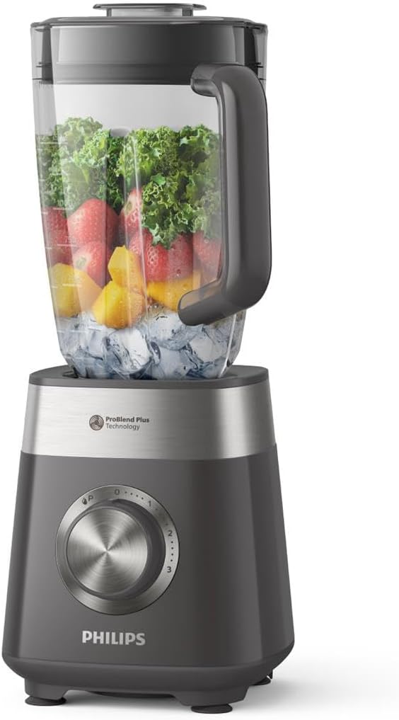 Philips Stand Mixer 5000 Series Black 1000 W Smoothiemaker 2L Capacity 3 Speed Levels Plastic Container (HR3020/20)