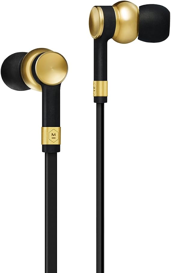 Master & Dynamic ME05BR High Performance Precision Brass in-Ear Earphones with Separate Remote and Mic Sound with Beautiful Custom Design. Brass