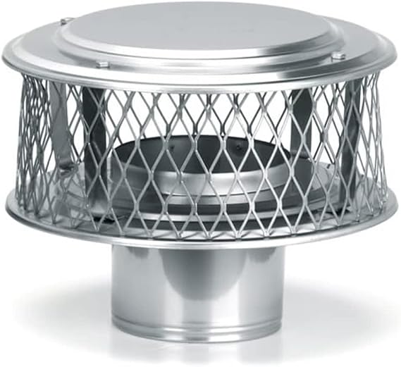Chimney 13884 HomeSaver Guardian 8 in. California Mesh 304-Alloy Stainless Steel Chimney Cap