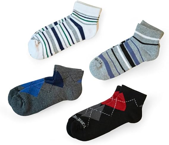 Tommie Copper Men's Compression Socks | All-Day Comfort, Breathable & Easy-On l Assorted Patterns
