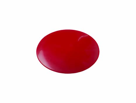 Dycem 50-1595R Non-Slip Circular Pad, 5-1/2" Diameter, Red