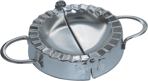 Dumpling Maker - Empanada Make Press Dumpling Press, Stainless Steel Pie Ravioli Dumpling Wrappers Mold for Kitchen